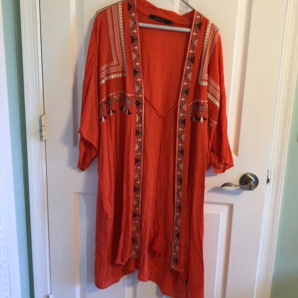 Ark & Co Orange Kimono